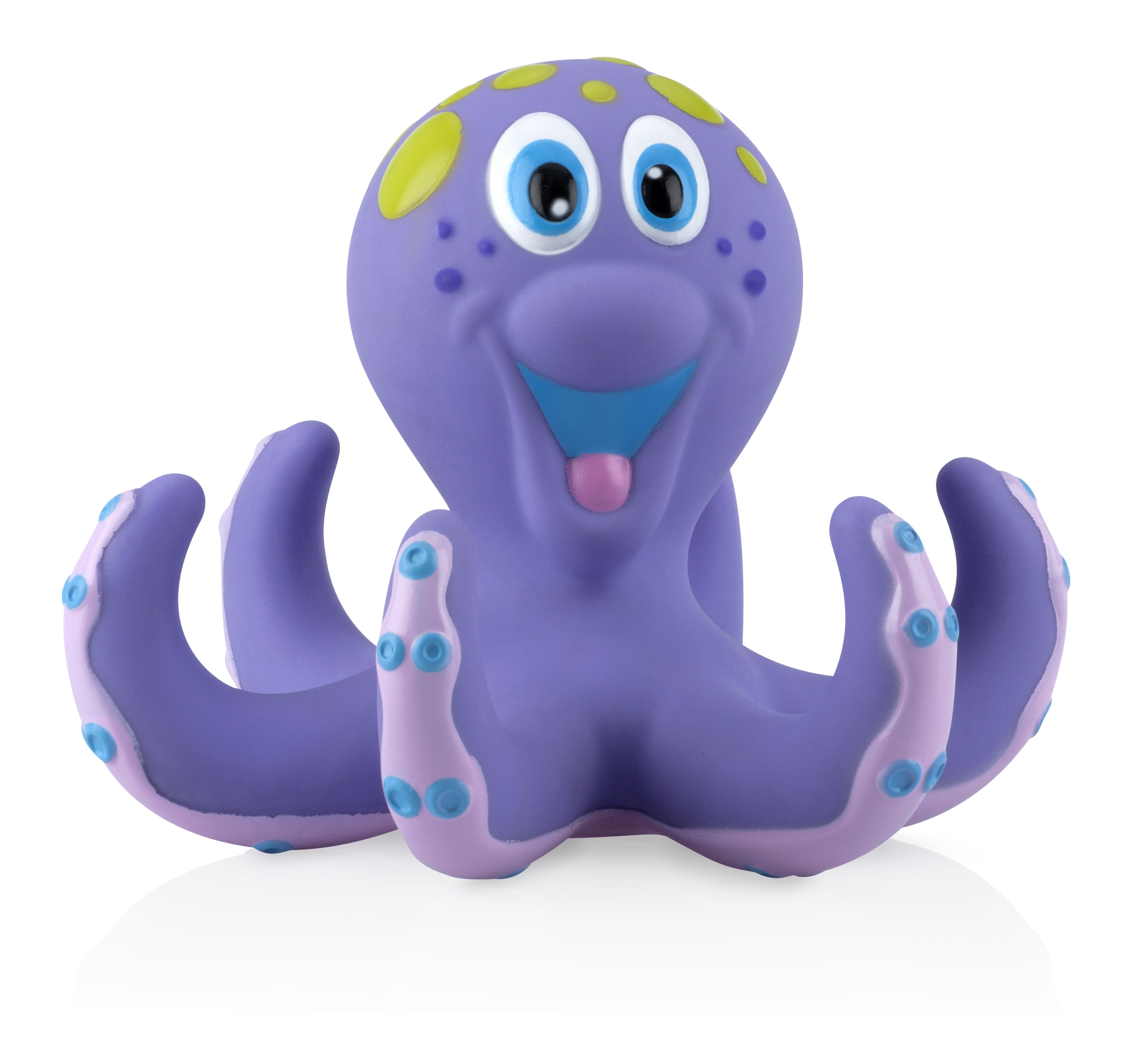 Nuby Purple Octopus Hoopla Bath Toy with Rings photo 4