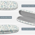 thumbnail image 4 of Funda para gafas Fintie Hard Shell Blue Robins de piel vegana, 4 of 7