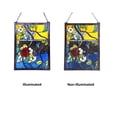thumbnail image 3 of Chloe Lighting Rose 24" Floral Stained Glass Window Panel in Multi-Color, 3 of 5