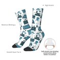 thumbnail image 4 of Vsdgher Modern Furniture Crew Socks for Men & Women, Breathable Casual Athletic Ankle Socks, 4 of 6