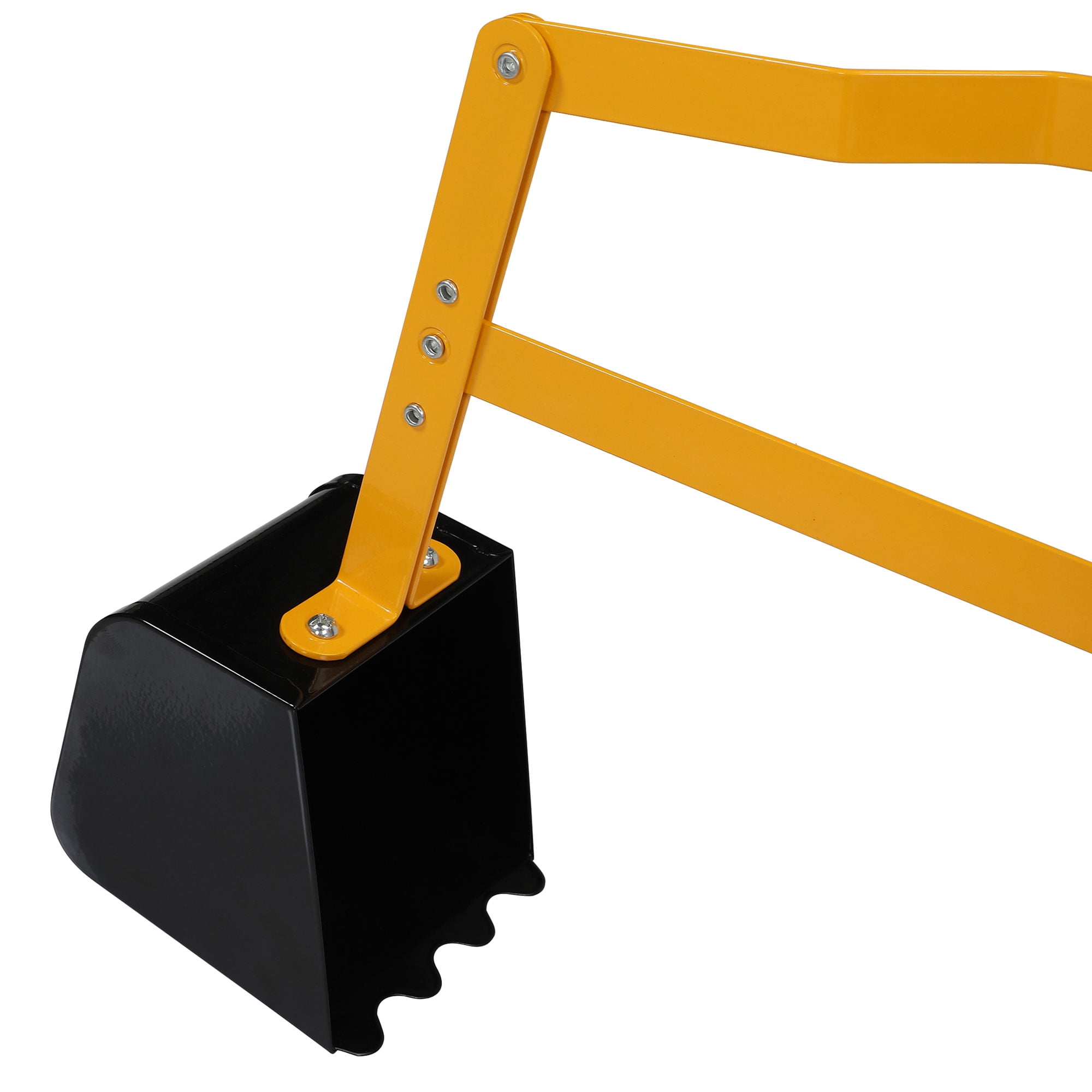 Kepooman Kids Ride on Excavator, Small Wheel Toy Car for Kids with Extendable Shovel, Yellow Kepooman Kids Ride on Excavator, Small Wheel Toy Car for Kids with Extendable Shovel, Yellow