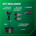 thumbnail image 5 of Metabo HPT 18V Cordless Drill Driver Kit, 1/2-In, DS18DEX, 5 of 15