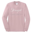 thumbnail image 2 of Wild Bobby Stronger Than Cancer Distressed Breast Cancer Awareness Men Long Sleeve Shirt, Light Pink, Small, 2 of 6
