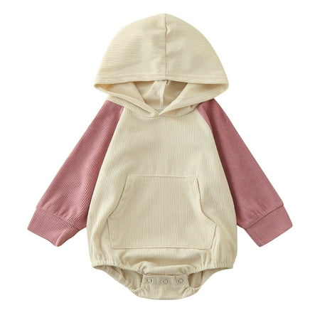 

Larisalt Bodysuit For Girl Summer Baby Boy Girl Rompers Bodysuit Jumpsuit Playsuit One Piece Outfit Clothes Red