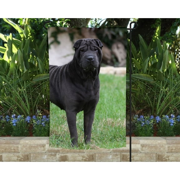 Shar Pei Garden Flag
