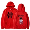 thumbnail image 5 of Primavera otoño hombres sudaderas con capucha Junior H Triste niños Harajuku niñas Hip Hop pulóver regalo de música elegante Casual suelta cómoda sudadera, 5 of 5