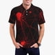 thumbnail image 1 of Fotbe Red Spider On The Web Camiseta Polo de Golf para Hombre con Estampado – Camisa Deportiva Transpirable con Cuello Abotonado-4X-Large, 1 of 6