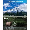 thumbnail image 4 of Tigebraver Digital Binoculars With Camera, 8X Digital Zoom, 2" LCD Display, 40MP Photo & 2.5K Video Recording, Includes 32GB SD Card For Concerts, Bird Watching & Outdoor Adventures, 4 of 7