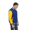 thumbnail image 6 of G-Style USA Men's Letterman Baseball Varsity Jacket VJ100A - RED/BLACK - Medium, 6 of 7