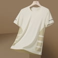 thumbnail image 4 of Dagaeig Short Sleeve Shirts for Men Summer Pullover Athletic Casual Plain Workout Moisture-Wicking Mens T-Shirts Outdoor, 4 of 7