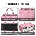 thumbnail image 4 of Large Capacity Tote Bag,Pink Breast Cancer and Love Handbag Fashion Luxury Tote Bag,15.7"x13"x 5.1" Inches,Laptop Compatible, 4 of 6