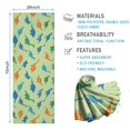 thumbnail image 2 of LightGreen Multicolor Dinosaurs Hot Yoga Mat Towel Non Slip for Hot Yoga - Quick-Drying Yoga Mat Cover with 4 Corner Pockets with Travel Bag - Hot Yoga Towel Non Slip 70"x26", 2 of 6