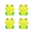 thumbnail image 1 of EZLIFE Paquete de 4 tapones para agujas de tejer con forma de rana, protector de puntas para agujas de tejer, decoración L8E7, 1 of 7