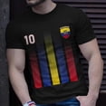 thumbnail image 2 of Ecuador 10 Soocer Jersey Ecuador Football Fan Soccer Men Women Tshirt Graphic Print Unisex, 2 of 6