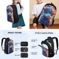 thumbnail image 2 of Garronmavis Aesthetic Baby Highland Cow Backpack and Lunch Box Set for Teen Boys 10-12T High School Backpacks 17 Inch Middle School Bag for Girls 14-16 Bookbag Pencil Case Water Bottle Sleeve, 2 of 7