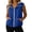 Dark Blue, variant on Women's Sleeveless Drawstring Hooded Zip Up Jacket, Lightweight Breathable Active Vest with Adjustable Hem, for Summer Outdoor Sports or Leisure Travel Green