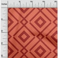 thumbnail image 2 of oneOone Rayon Red Fabric Geometric Sewing Craft Projects Fabric Prints By Yard 56 Inch Wide, 2 of 4