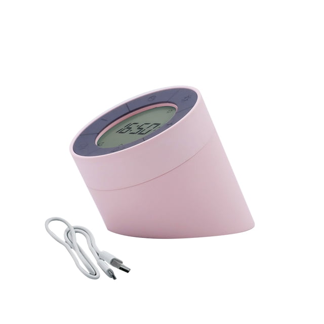 Reversión de tiempo Reloj despertador digital Dormitorio de estudiantes Luz de noche Lámpara de alimentación del dormitorio Scienceny HA001390-02B