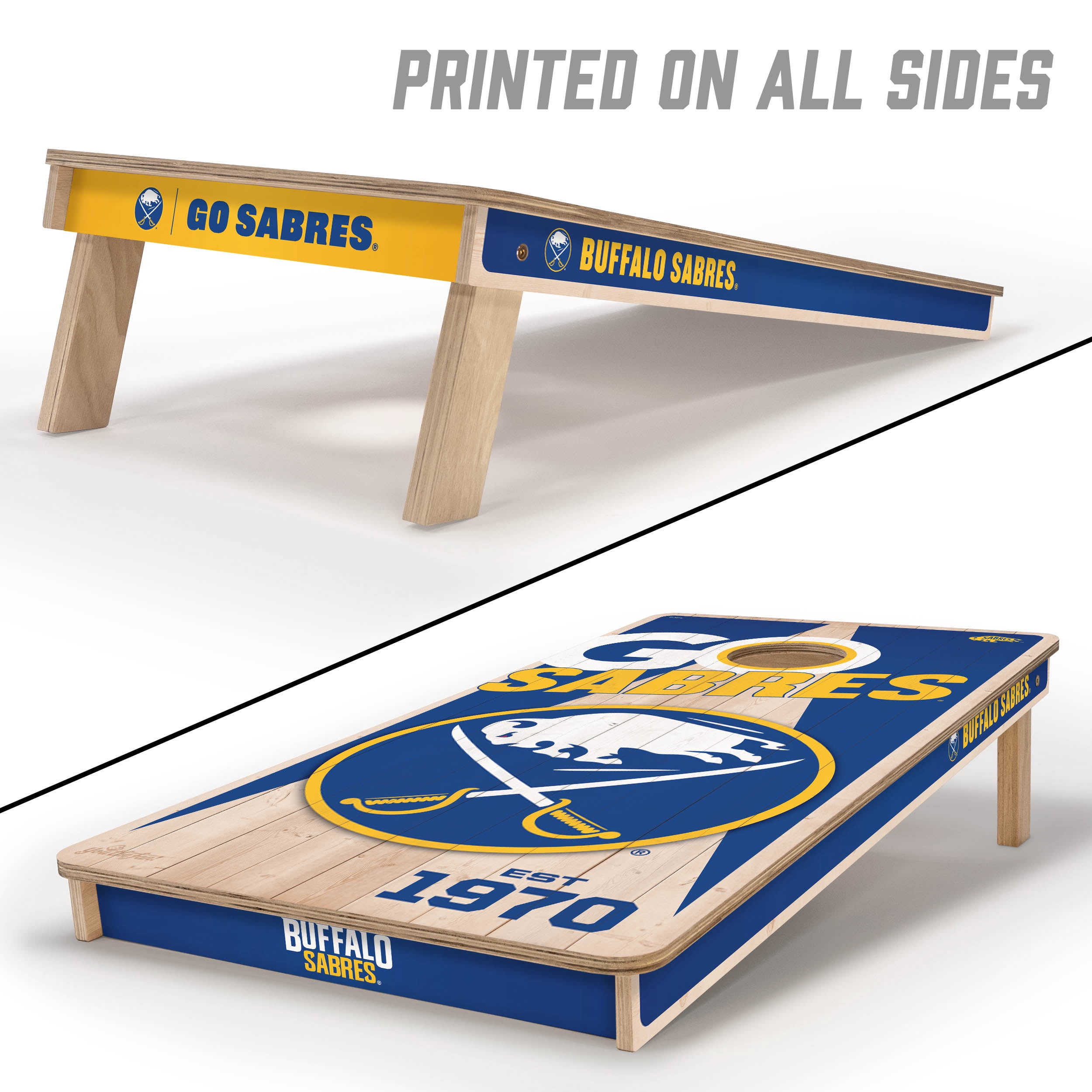 YouTheFan NHLBuffalo Sabres 2' x 4' Cornhole Game No Bags