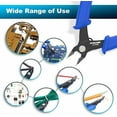 thumbnail image 4 of TianQi Small Wire Cutters Spring-loaded 5-Pack Bundle with Wire Cutter, Side Cutter, CR-V Small Flush Cutter 6-inch, 4 of 5