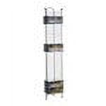 Atlantic 42" Nestable 52 DVD/ BluRay Storage Tower, Gunmetal