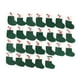 thumbnail image 5 of 26 adornos navideños de calcetín con iniciales para árbol de Navidad, colgantes para envolver regalos verde, 5 of 9