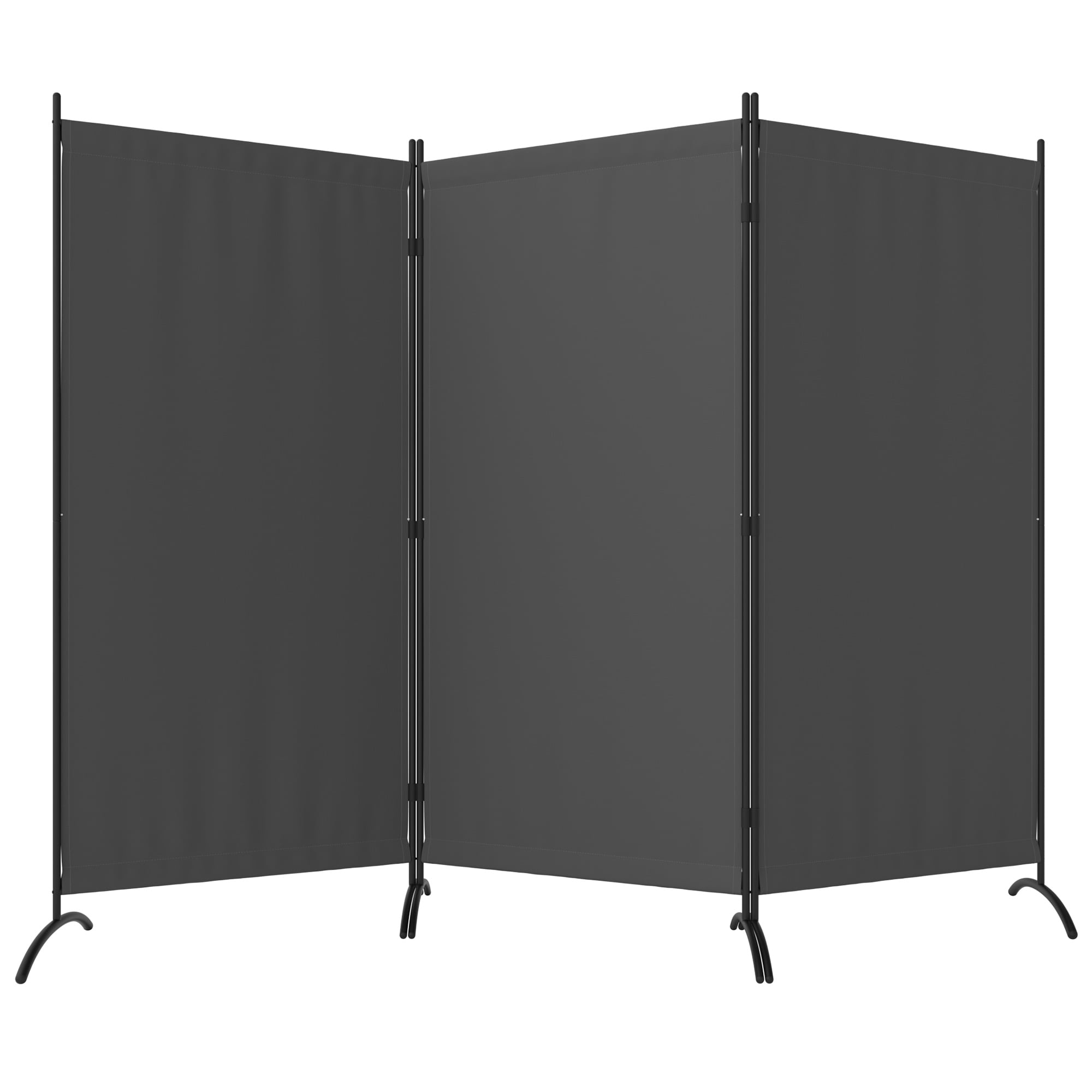 Room Divider 8FT Portable Room Dividers And Folding Privacy Screens, 101'' L Fabric Divider For Room Separation, 3 Panel Partition Room Dividers Freestanding Wall Divider Screen