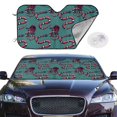 thumbnail image 2 of Balery Snake And Rose Print Car Windshield Sun Shade,Windshield Sunshade for Car Pickup Truck SUV Accessories-, 2 of 7