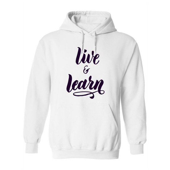 Live And Learn Hoodie Women -Image by Shutterstock, Female x-Large