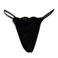 thumbnail image 5 of HUPOM Underwear For Women Panties High Waist Leisure Tie Seamless Waistband Black 2XL, 5 of 6