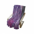 thumbnail image 4 of Abstract Soft Flannel Fleece Throw Blanket, Floral Dreamlike Composition with Romantic Lilies Little Dots Swirls, Cozy Plush for Indoor and Outdoor Use, 50" x 70", Violet Pink Pale Blue, by Ambesonne, 4 of 6