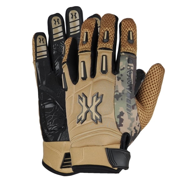 HK Army Pro Gloves - Full Finger - Tan Camo - Small