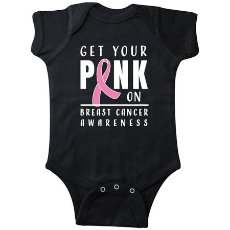 

Inktastic Breast Cancer Awareness Get Your Pink On Gift Baby Boy or Baby Girl Bodysuit