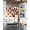 thumbnail image 2 of Moen 6260SRS Belfield One-Handle Pulldown Bar Faucet with Power Clean Featuring Reflex, Spot Resist Stainless, 2 of 3