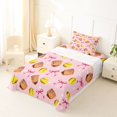 thumbnail image 5 of Manfei Softball Glove Bow Twin Sheet Sets For Girls,Pink Ribbon Bowknot Kids Bedding,3pcs, 5 of 6