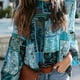thumbnail image 4 of Sonducket Camisa de poliéster para mujer, blusa bohemia elegante con cuello , para interiores y exteriores, salidas diarias, escuela, hogar, Type2 NO2, 4 of 6