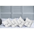 thumbnail image 6 of Ambesonne Black and White Throw Pillow Cover 4 Pack, White Stallion, 20", White and Black, 6 of 6