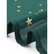 thumbnail image 5 of Vestido de Cuello Cuadrado INSPIRE CHIC para Mujeres con Estrellas Metálicas, Manga Corta, Corte A, Cintura Elástica, Midi, L Verde Oscuro, 5 of 6