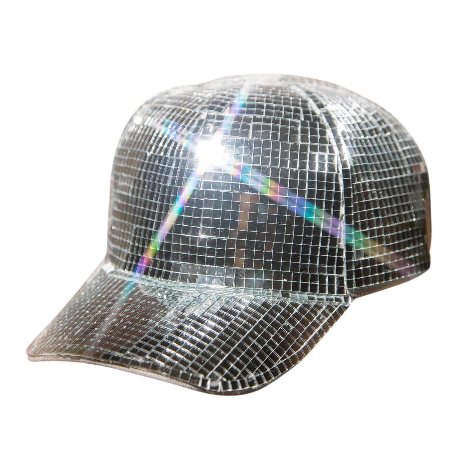 Bandeau Boule Disco à LED - Accessoire De Fête Avec Miroirs, Modes Lumineux, Alimentation Piles - Pour Anniversaire, Festival, Nouvel An, Soirée
