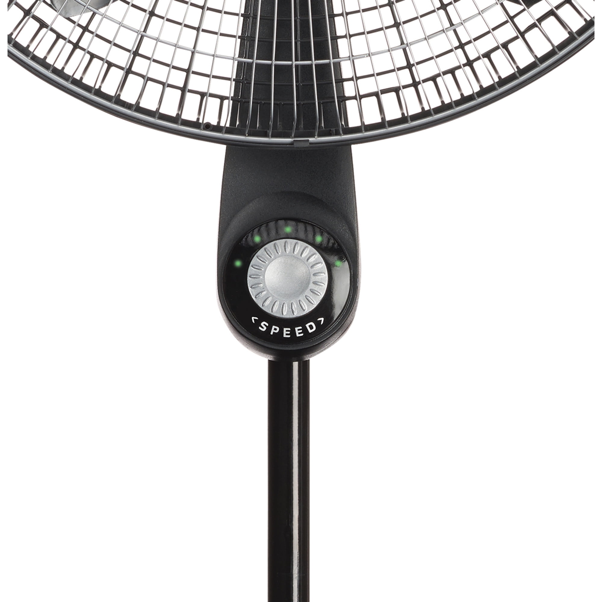 Lasko 18" 5-Speed High Performance Pedestal Fan with Remote, 54" H, Black, S18602, New