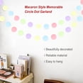 thumbnail image 6 of Tssuoun Circle Dot Garland Memorable Dots Hanging Easy Assemble Exquisite Stage Background Party Supplies for Wedding Birthday, 6 of 6