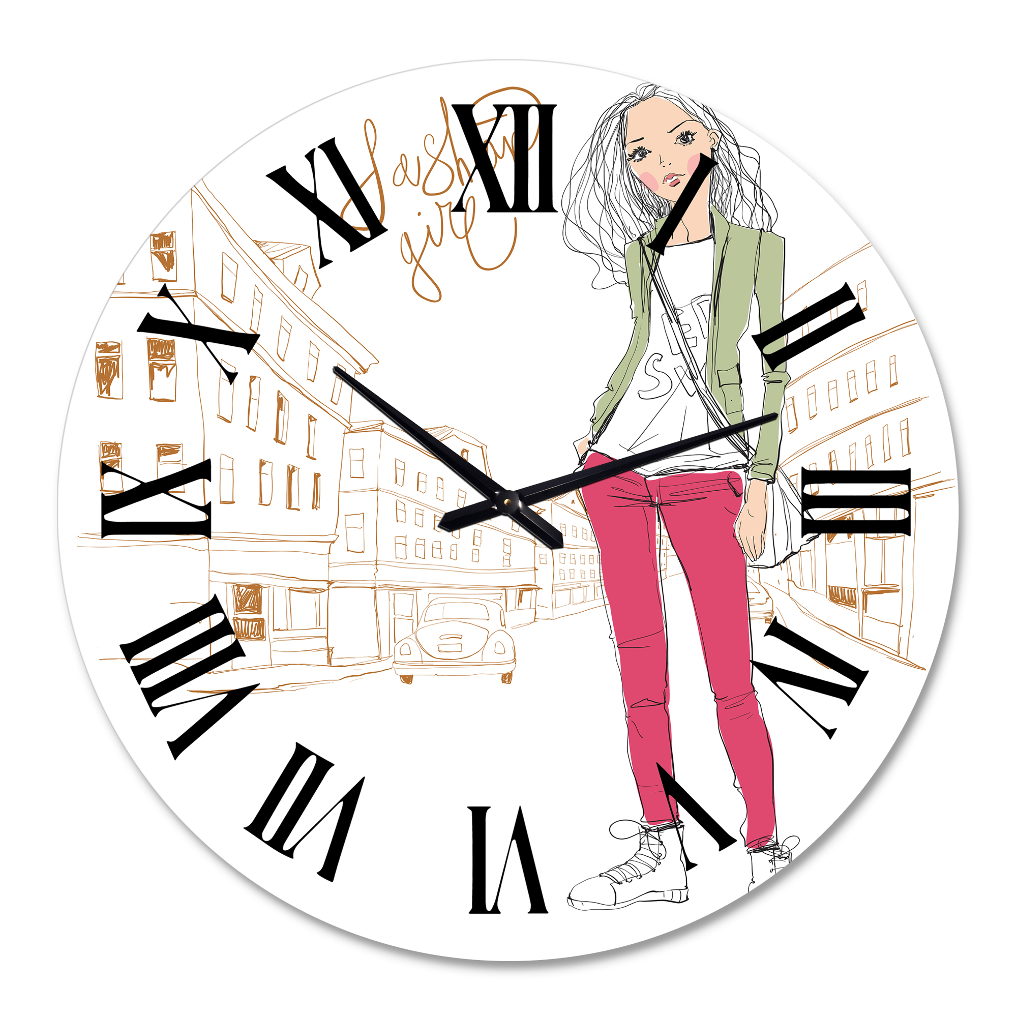 Designart 1 in Wall Clock