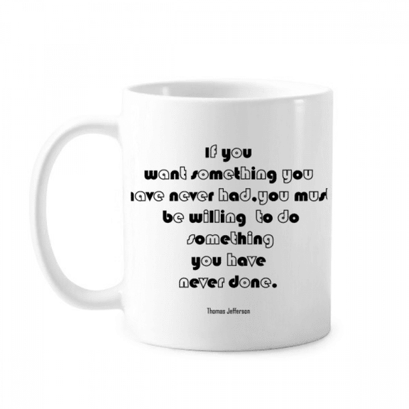 Inspirational Quote for doing quote Mug Pottery Cerac Coffee Porcelain Cup Tableware
