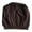 Brown, variant on Fancyes Foot Stool Cover, Round Ottoman Storage Cover, Washable Ottoman Slipcover, Ottoman Cover for Living Room Bedroom Dark Gray