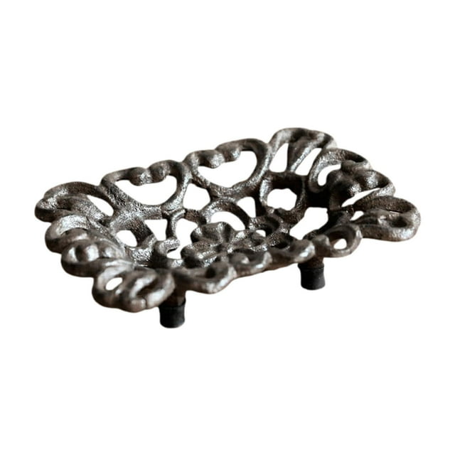 Jabonera con base hueca, diseño retro, ideal para jardín, hogar, encimera, mesa, regalo.