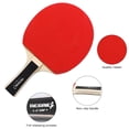thumbnail image 2 of Ping Pong Paddles Quality Table Tennis Rackets 2 Ping Pong Bats Long Handle Ping Pong Racket Set Training Accessories Racquet Bundle Kit with 3 Balls For Both Indoor and Outdoor, 2 of 8