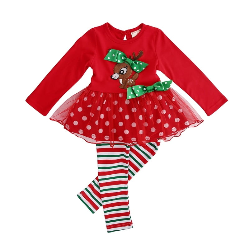 girl christmas outfits with leggings