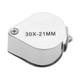 thumbnail image 3 of Lupa de Bolsillo para Joyería Sello de Diamante Moneda Inspección de Gemas Lupa Portátil 30X 20X Concha de Lágrima Caja de Almacenamiento para Cualquier Uso ANGGREK Otros, 3 of 8