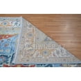 thumbnail image 4 of Traditional hand-knotted Oushak Area Rug 8X10 M Blue, Ivory, Lt Grey, Red, Gold, Dk Grey, Handmade Wool Area Rug, 4 of 7