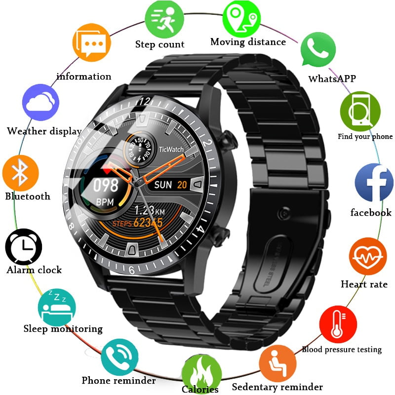 Reloj Monitor De Presion Arterial Smart Watch Men Blood Pressure